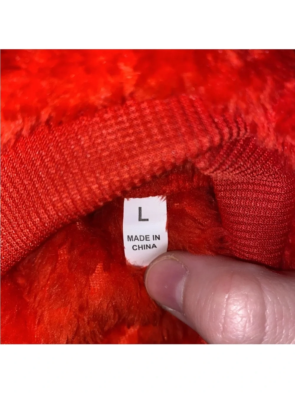 Cozy Red Teddy Plush Dog Sweater - Unbranded